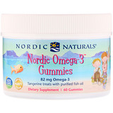 Nordic Naturals, Жевательные конфеты Nordic Omega-3 Gummies, со вкусом мандарина, 60 конфет отзывы