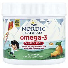 Омега-3 Nordic Naturals Omega-3 Gummy Fish 124 мг, мандарин, 30 жувальних пастилок