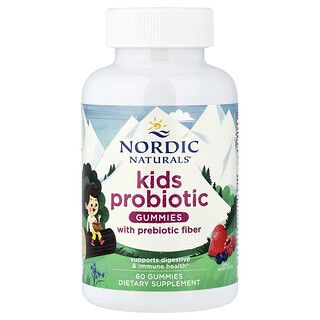 Nordic Naturals, Gomitas probióticas para niños, Gran baya, 60 gomitas