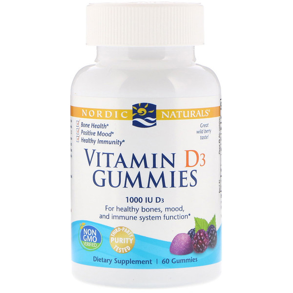 Nordic Naturals, ΠΠ΅Π²Π°ΡΠ΅Π»ΡΠ½ΡΠ΅ ΡΠ°Π±Π»Π΅ΡΠΊΠΈ Ρ Π²ΠΈΡΠ°ΠΌΠΈΠ½ΠΎΠΌ D3, ΡΠΎ Π²ΠΊΡΡΠΎΠΌ Π»Π΅ΡΠ½ΡΡ
ΡΠ³ΠΎΠ΄, 1000 ΠΠ, 60 ΡΡ.