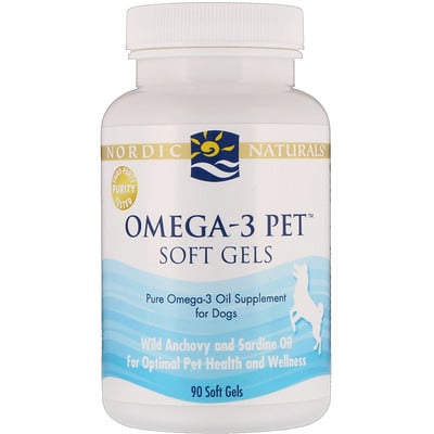 Omega-3 Pet, мягкие желатиновые капсулы для собак, 90 капсул