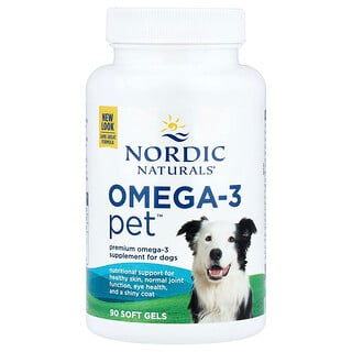 Nordic Naturals, Omega-3 Pet™, For Dogs, 90 Soft Gels