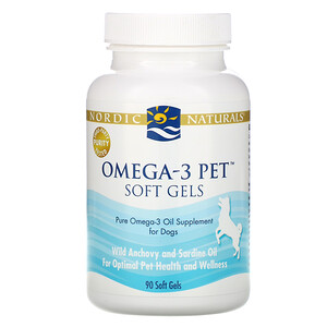 Отзывы о нордик Натуралс, Omega-3 Pet, Soft Gels, For Dogs, 90 Soft Gels