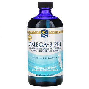 Отзывы о нордик Натуралс, Omega-3 Pet, 16 fl oz (473 ml)