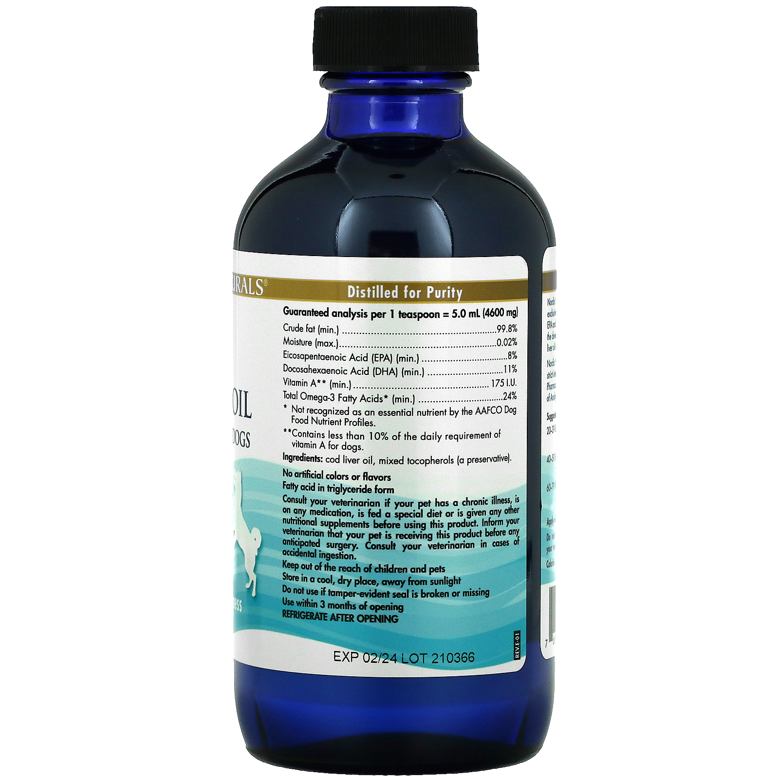 Nordic Naturals, Pet Cod Liver Oil, Medium to Large Breed Dogs, 8 fl oz