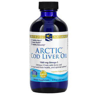 Nordic Naturals, 北极鳕鱼肝油，8 液量盎司（237 毫升）