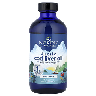 Nordic Naturals, Minyak Hati Ikan Kod Artik™, Tanpa Perisa, 1,060 mg, 8 fl oz (237 ml)