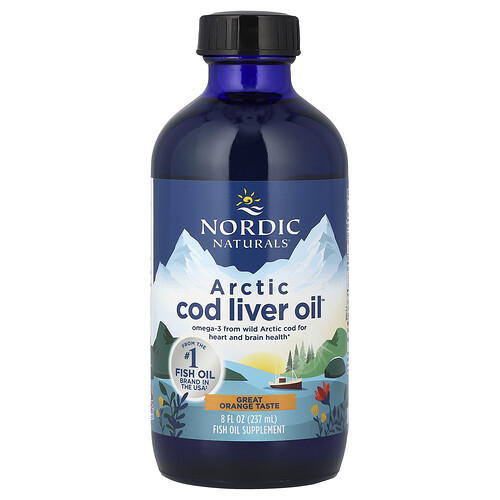 Nordic Naturals Arctic Cod Liver Oil™, Orange, 8 fl oz (237 ml)