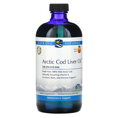 Nordic Naturals Arctic Cod Liver Oil, Orange , 16 fl oz (473 ml)