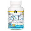 Nordic Naturals‏, Arctic Cod Liver Oil، زيت كبد سمك القد القطبي، بنكهة الليمون، 250 ملجم، 90 كبسولة هلامية