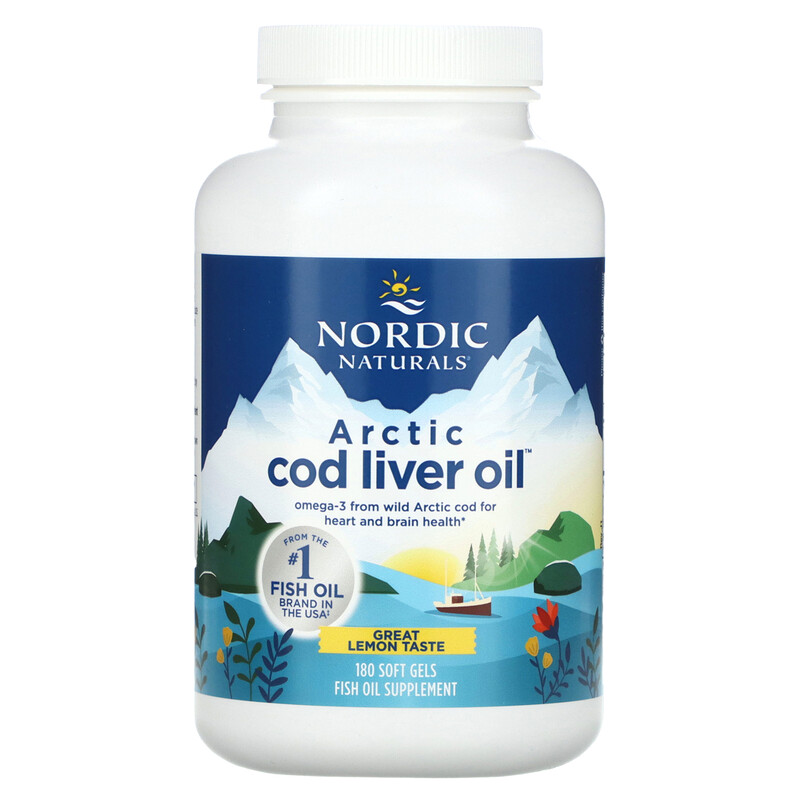 Nordic Naturals, Arctic Cod Liver Oil, Aceite de hígado de bacalao ...