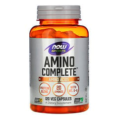 NOW Foods, Sports, Amino Complete, Amino Acids, 120 Veg Capsules