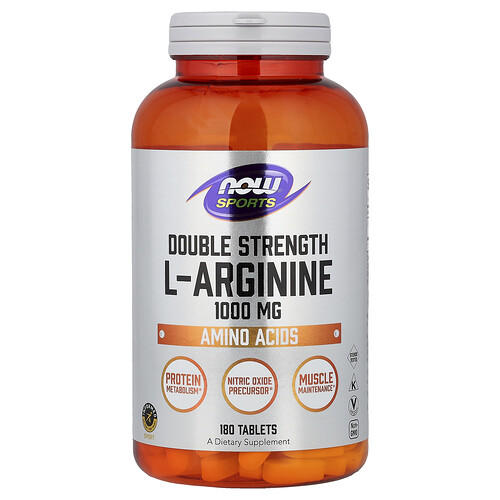 NOW Foods スポーツ L-アルギニン 1,000mg タブレット180粒