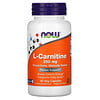 Now Foods, L-карнитин, 250 мг, 60 растительных капсул