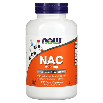 

NOW Foods NAC 600 mg 250 Veg Capsules