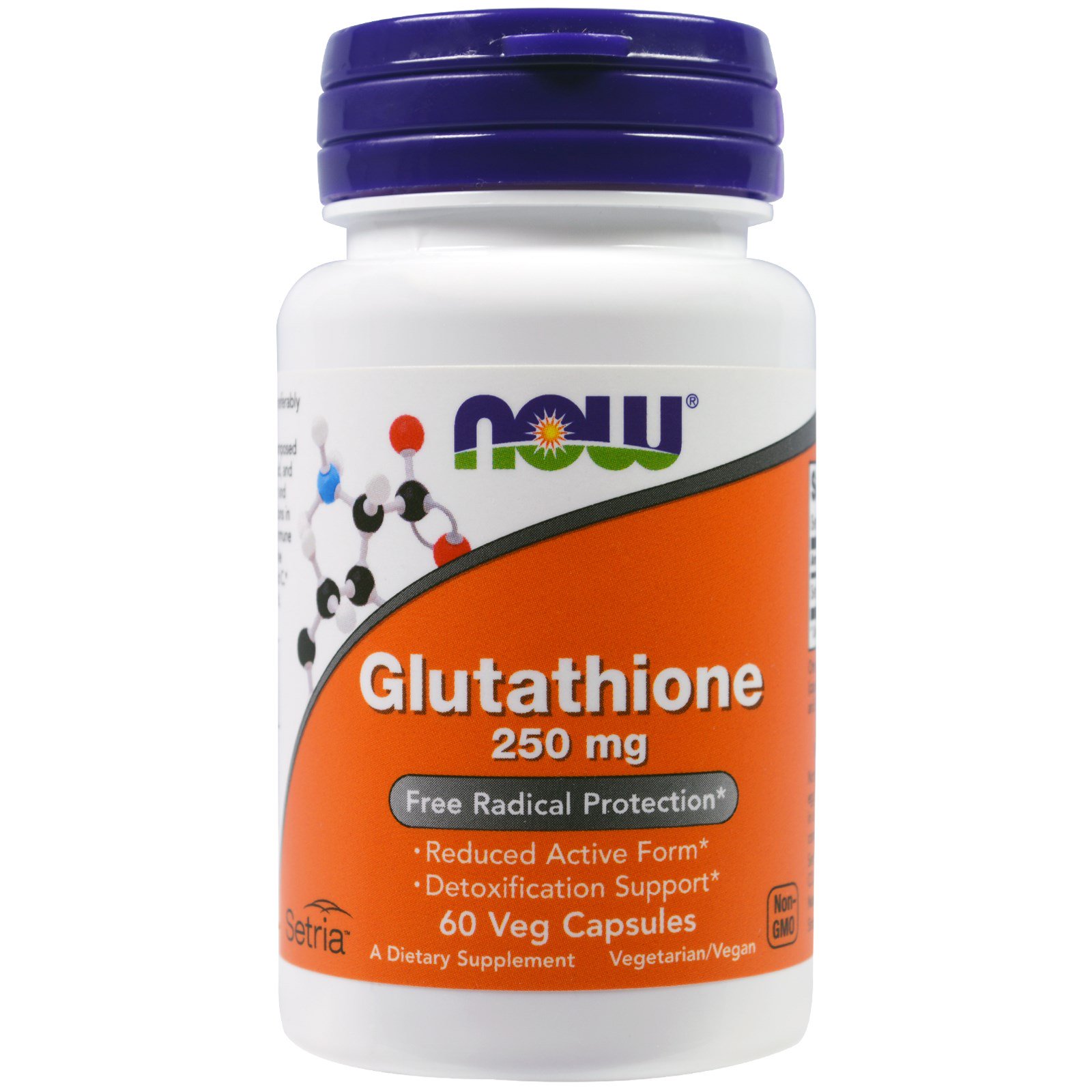 Now Foods, Glutathione, 250 mg, 60 Veg Capsules - iHerb.com