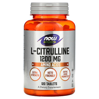Now Foods, L-Citrulline, L-Citrullin, 1,200 mg, 120 Tabletten