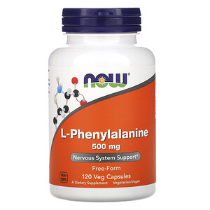 Now Foods, L-Phenylalanine, 500 mg, 120 Veg Capsules отзывы