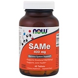 Now Foods, SAMe, 400 мг, 60 таблеток отзывы