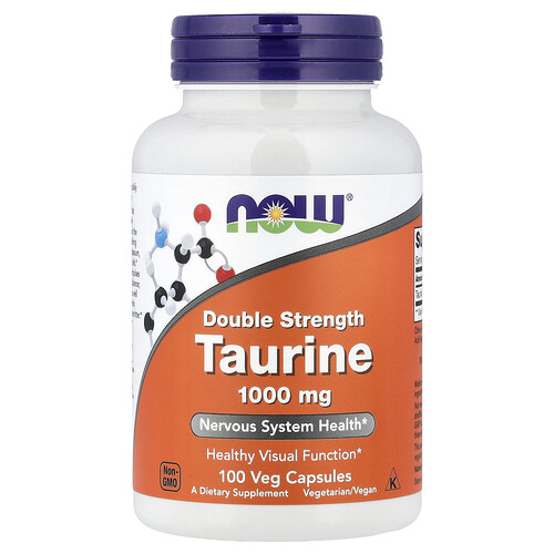 NOW Foods タウリン 1,000mg ベジカプセル100粒