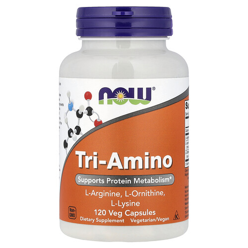 NOW Foods, Tri-Amino, 120 pflanzliche Kapseln