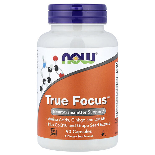 NOW Foods, True Focus™, 90 Kapseln