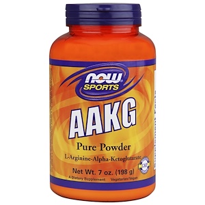 Now Foods, Sports, AAKG Pure Powder, 7 oz (198 g)