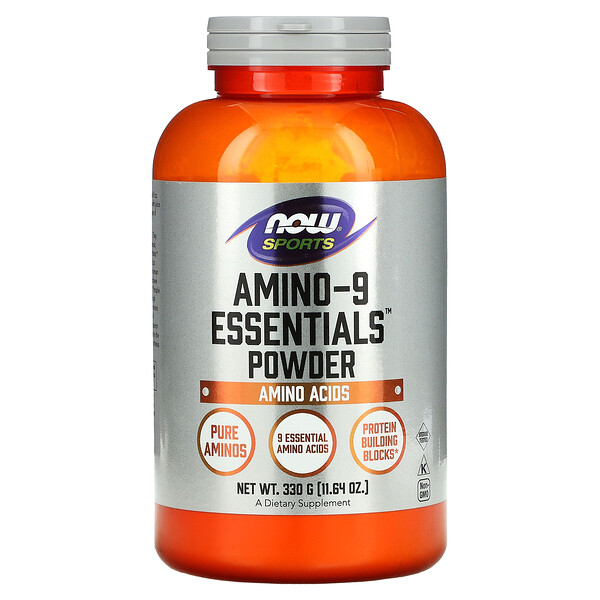 Now Foods, Sports, Amino-9 Essentials-Pulver, 330 g (11,64 oz)