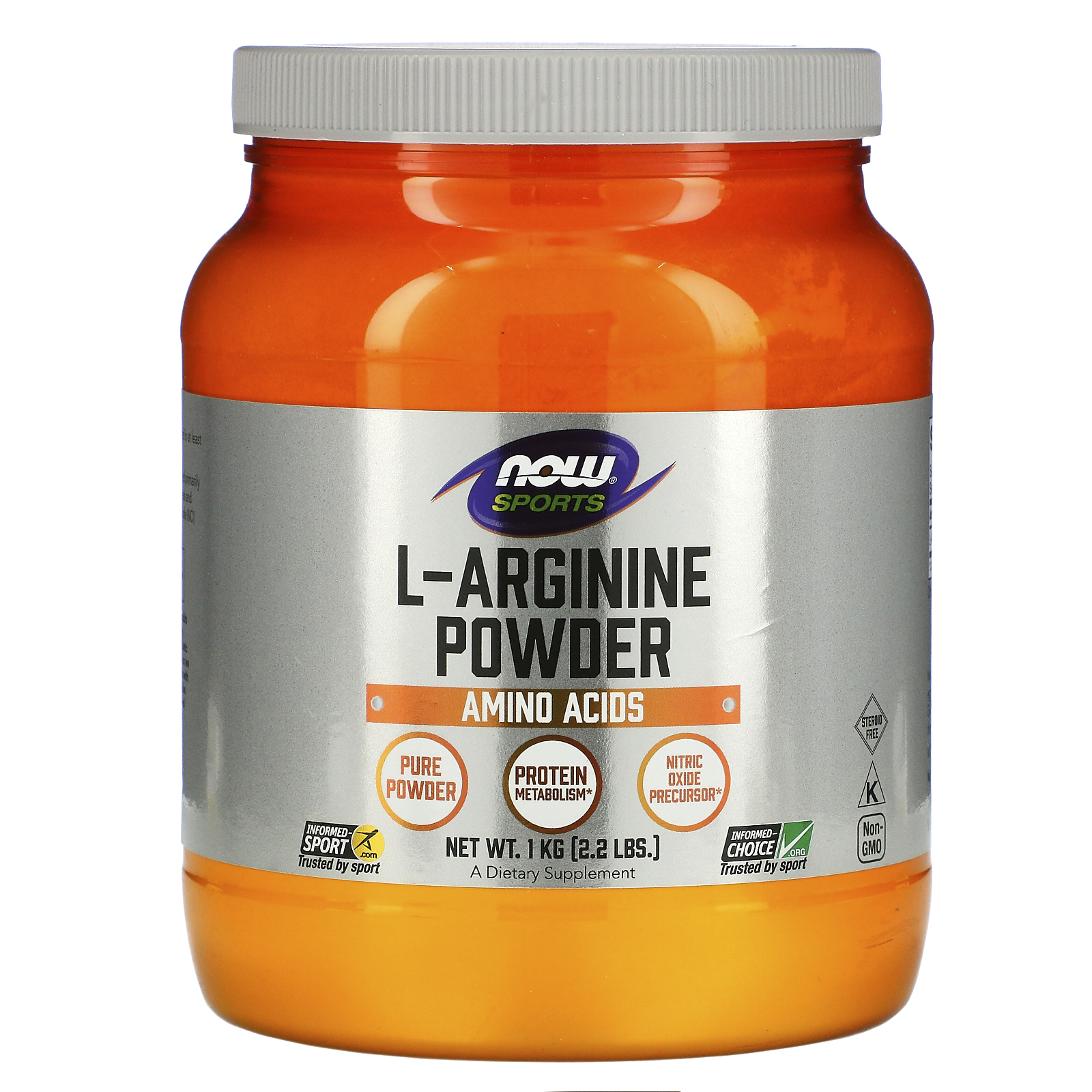 Now Foods, Sports, LArginine Powder, 2.2 lbs (1 kg) iHerb