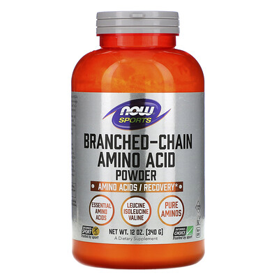 Now Foods Sports, Branched-Chain Amino Acid Powder, 12 oz (340 g)