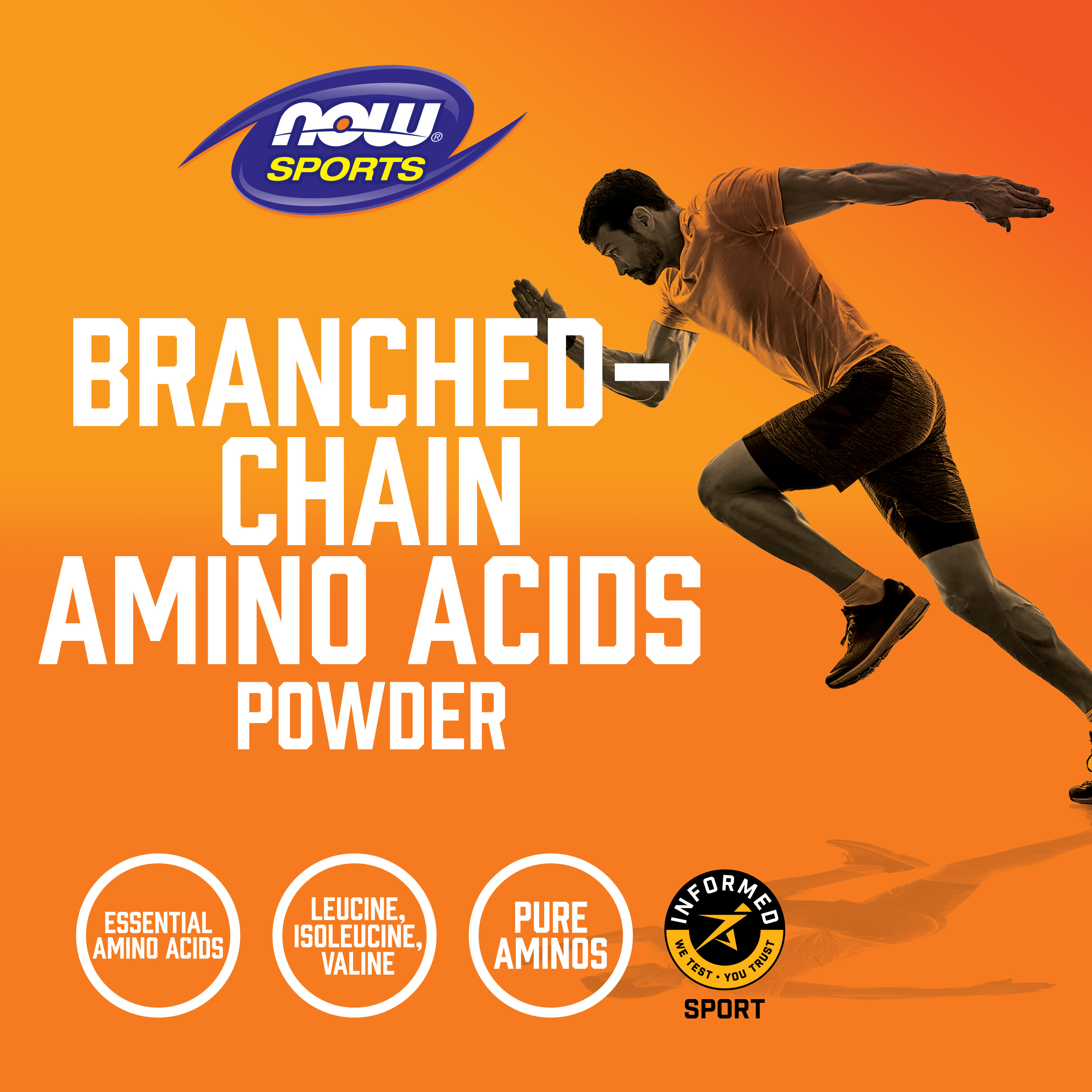 NOW Foods, Sports, BranchedChain Amino Acid Powder, 12 oz (340 g)