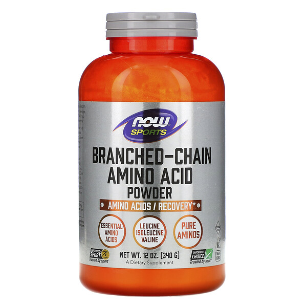 Now Foods, Sports, BranchedChain Amino Acid Powder, 12 oz (340 g) iHerb