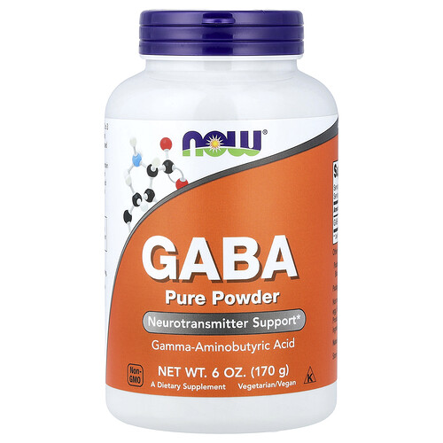 NOW Foods GABA ピュア パウダー 170g