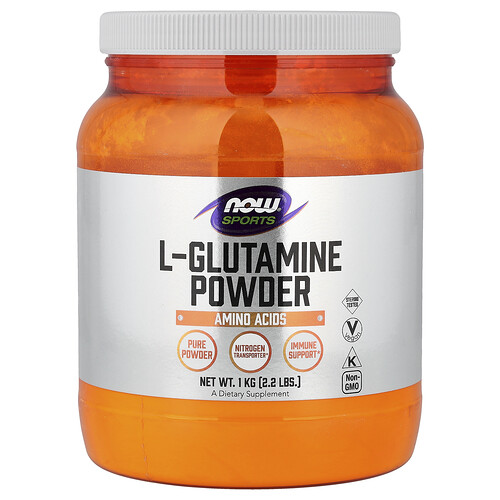 NOW Foods スポーツ L-グルタミン パウダー 1kg