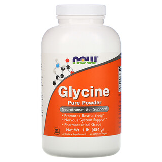 Now Foods, Glycine, Glycin, reines Pulver, 454 g (1 lb.)