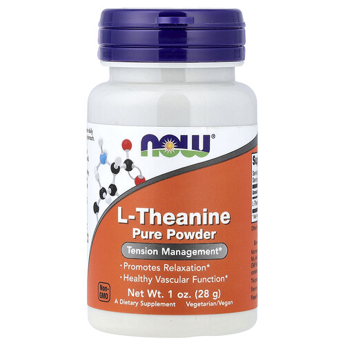 NOW Foods L-テアニン ピュアパウダー 1 oz (28g)