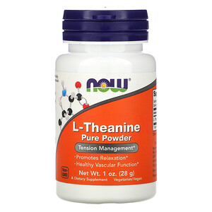 Отзывы о Now Foods, L-Theanine Pure Powder, 1 oz (28 g)