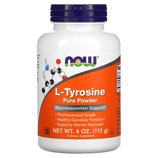 Now Foods, L-Tyrosine Pure Powder, 4 oz (113 g)