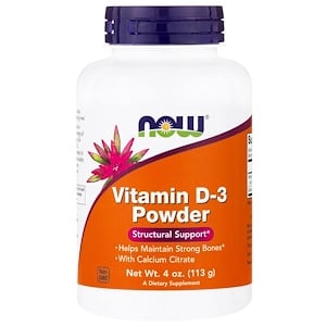 Отзывы о Now Foods, Vitamin D-3 Powder, 4 oz (113 g)