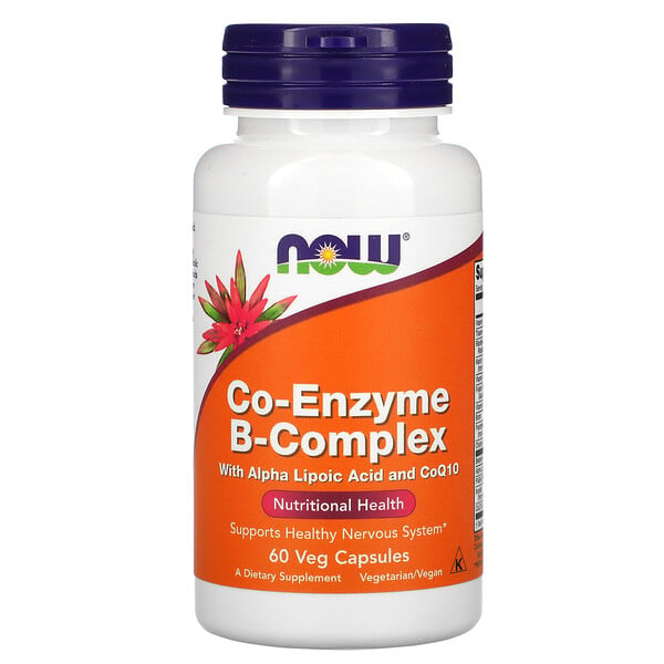 Now Foods, Co-Enzyme B-Complex, 60 Veg Capsules