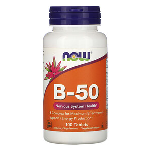 Отзывы о Now Foods, B-50, 100 Tablets