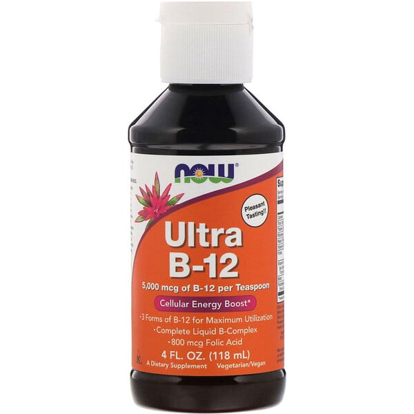 Now Foods, Ultra B-12, 5,000 Mcg, 4 Fl Oz (118 Ml) - IHerb