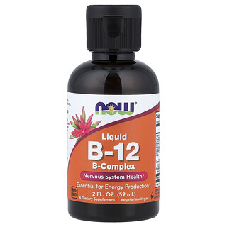 NOW Foods, 液体B12、B複合体、59ml（2液量オンス）