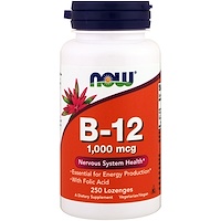 B-12, 1000 мкг, 250 леденцов - изображение