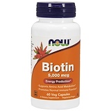 Отзывы о Биотин, 5000 мкг, 60 растительных капсул