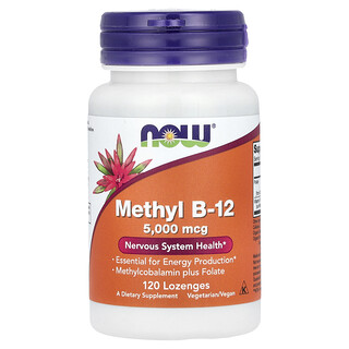 NOW Foods, Metil B12, 120 pastillas