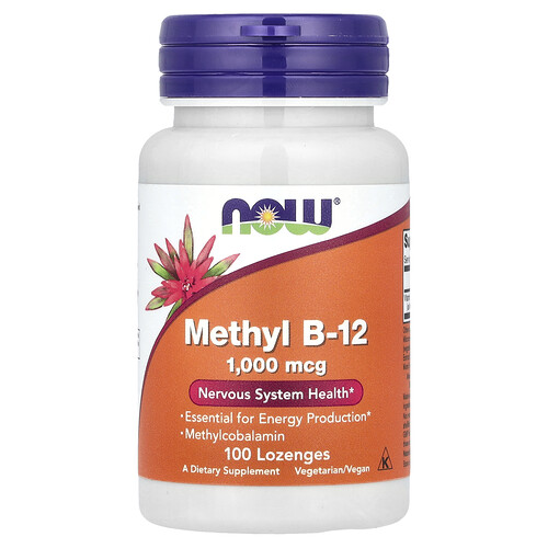 Now Foods Methyl B-12, 1,000 mcg, 100 Lozenges