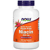 Now Foods, Niacina, No causa enrojecimiento, Doble concentración, 500 mg, 180 cápsulas vegetales