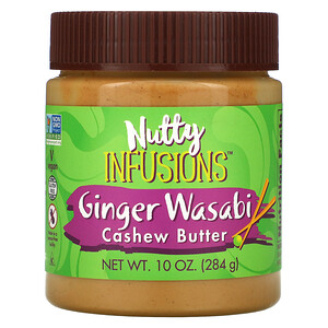 Отзывы о Now Foods, Ellyndale Naturals, Nutty Infusions, Ginger Wasabi Cashew Butter, 10 oz (284 g)