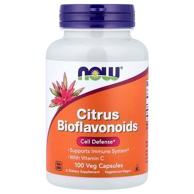 NOW Foods, Bioflavonoides cítricos`` 100 cápsulas vegetales